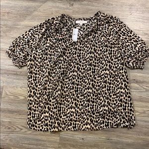 Cheetah print loft shirt